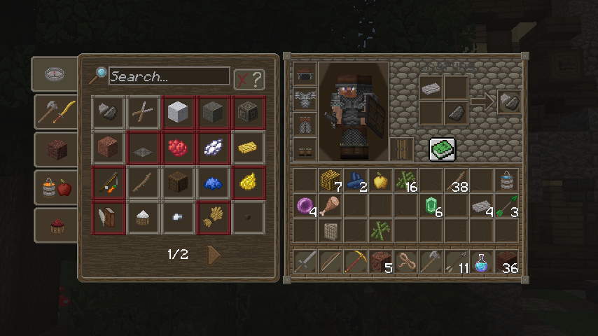 GUI inventory