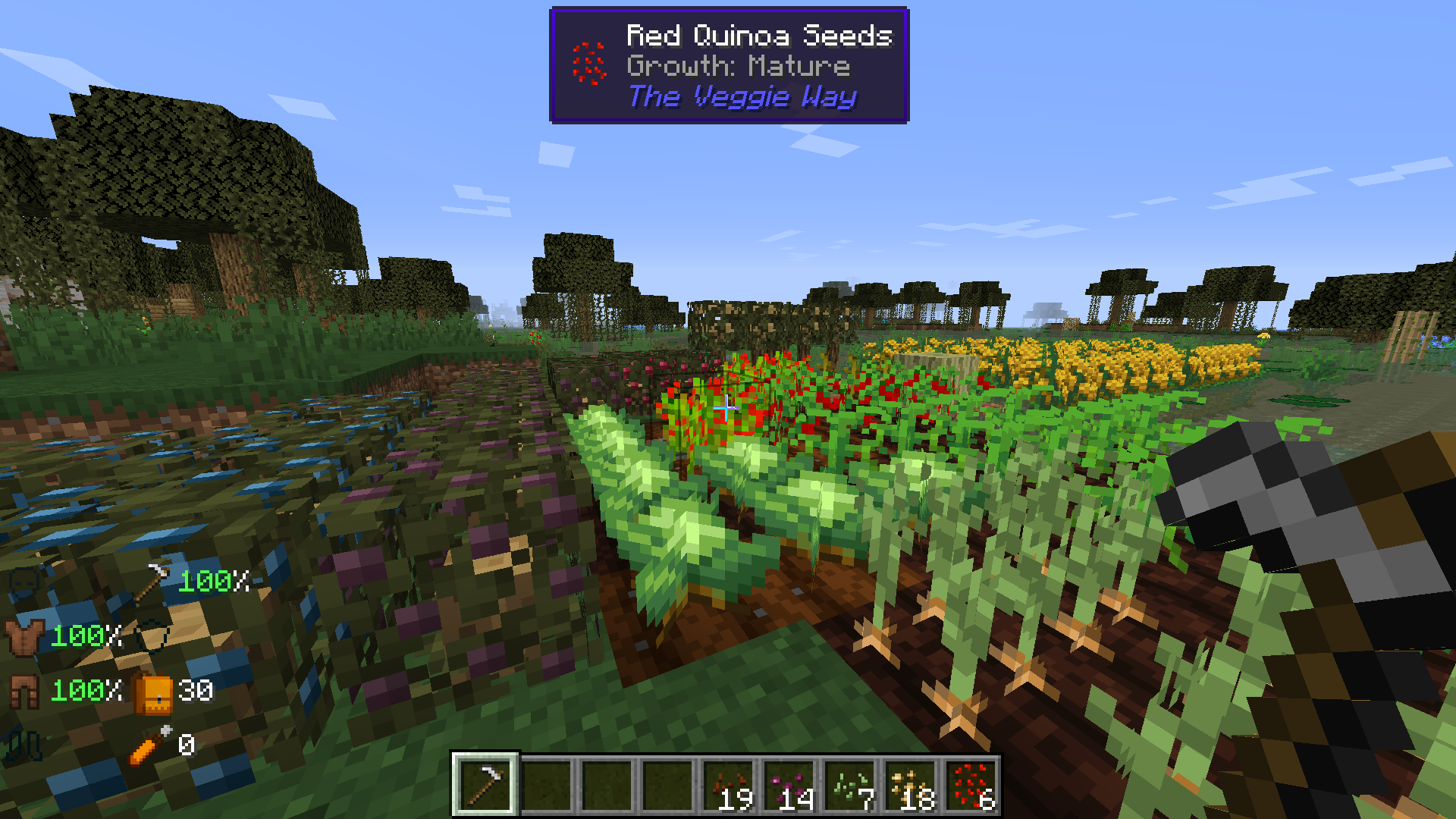 Farm with various Farming mods