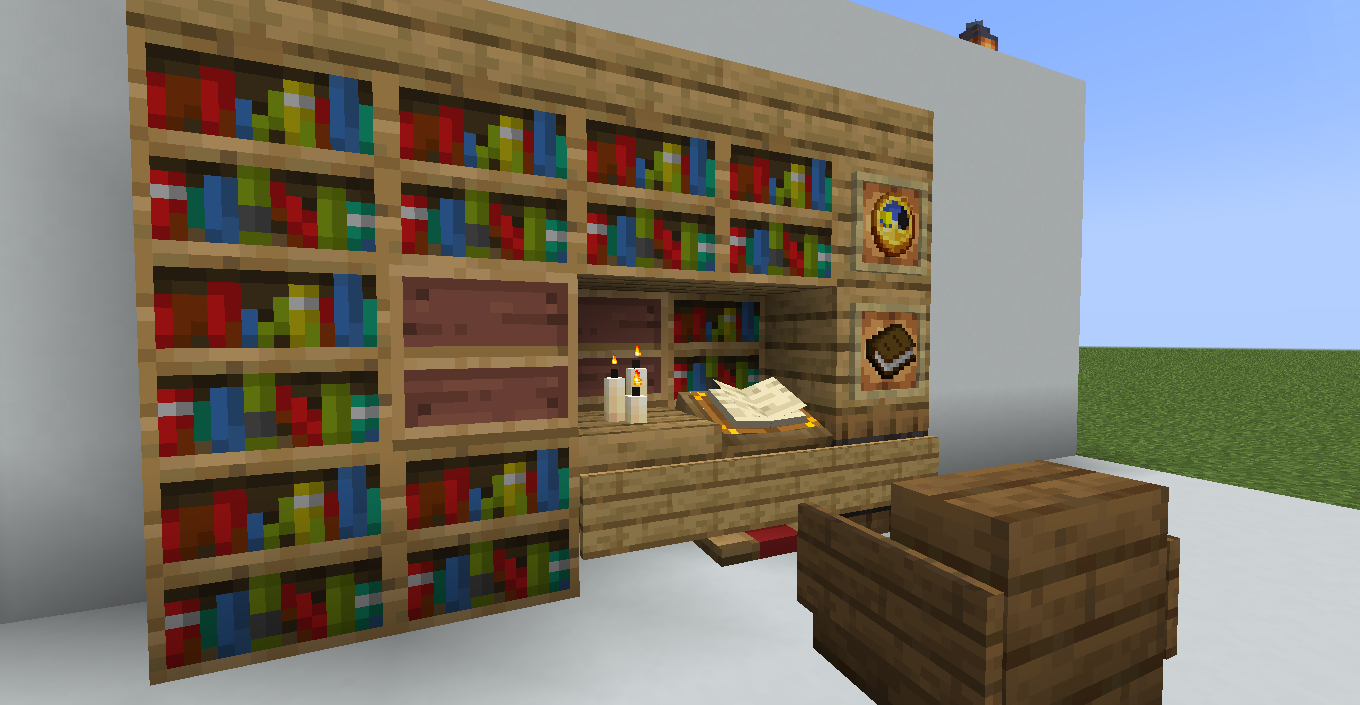 Rustic bookcase