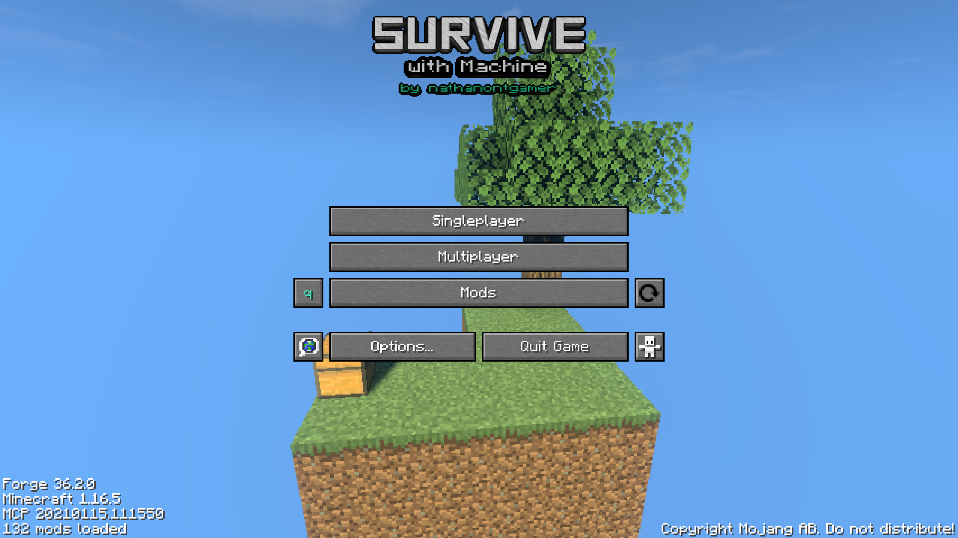 Pack Main Menu