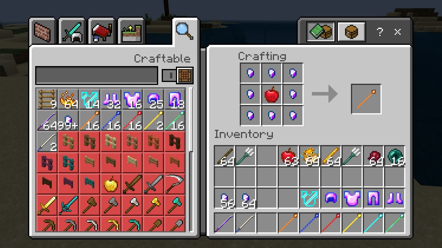 Crafting Inventory