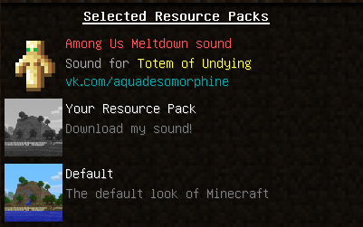 Resource packs order