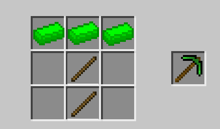 Pickaxe Recipe