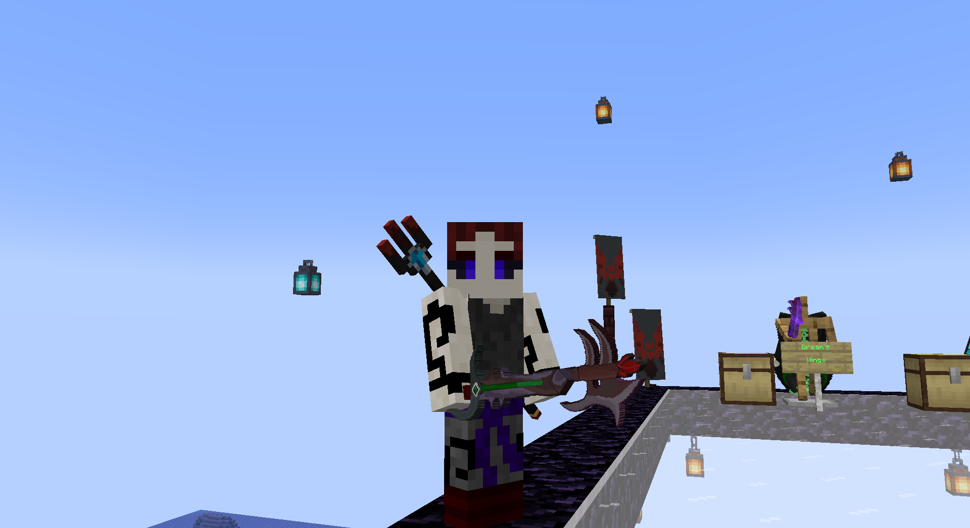 Dream SMP themed Axe and Sword