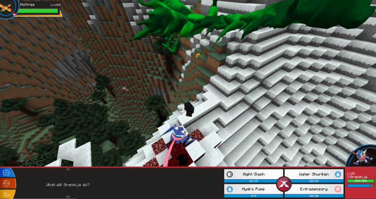 A Boss Moltres fight