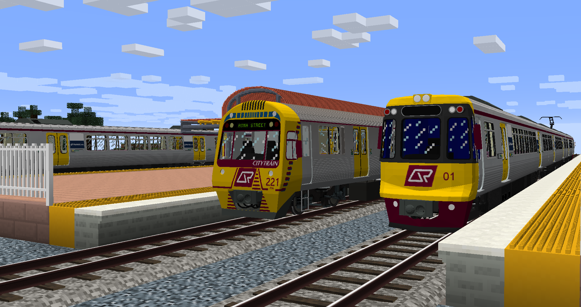 SMUs and EMUs at Roma Street Station