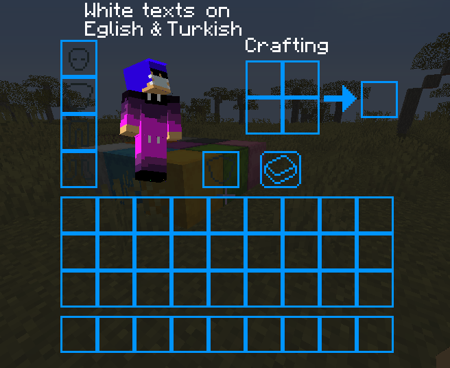 Survival inventory for texture pack preview
