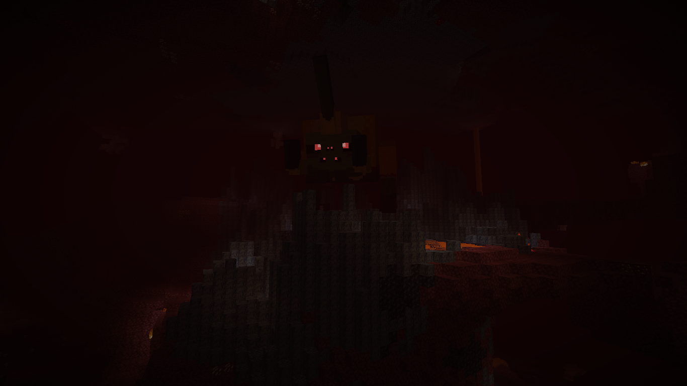 Lava Behemoth looking at us