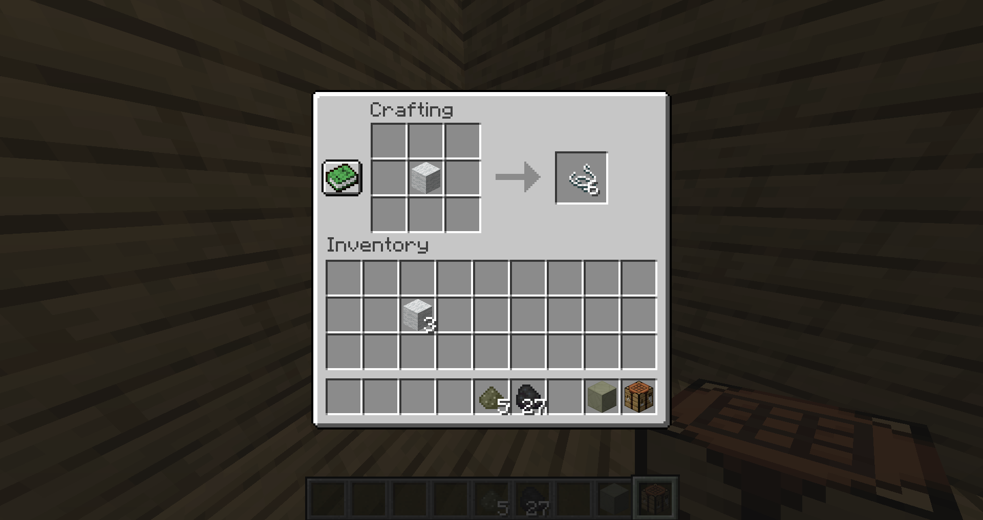 A new recipe to craft string !