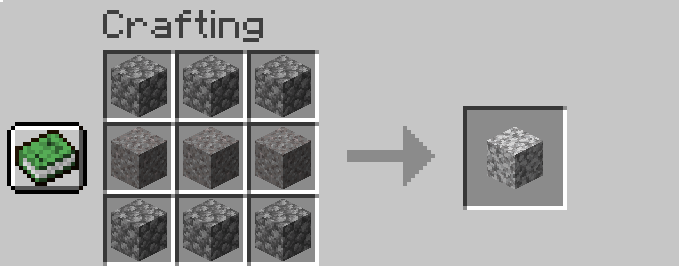 Diorite Recipe