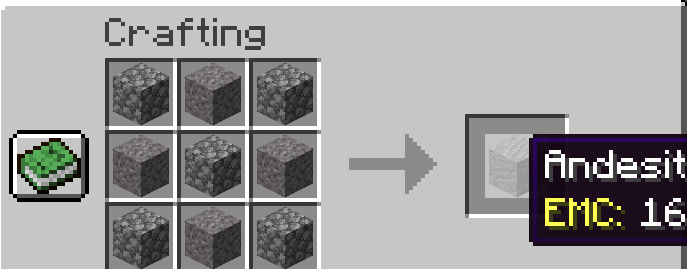Andesite Recipe
