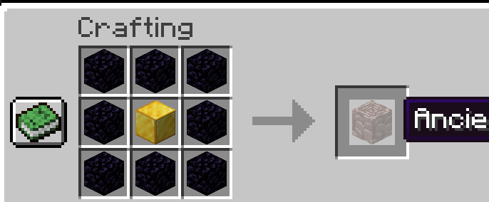 Ancient Debris Recipe