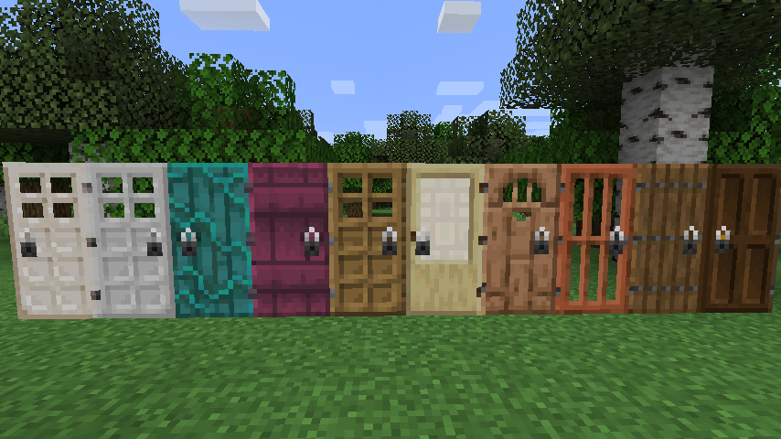 Assorted Storage Mods Minecraft, How To Make Doors For Garage Shelves In Minecraft