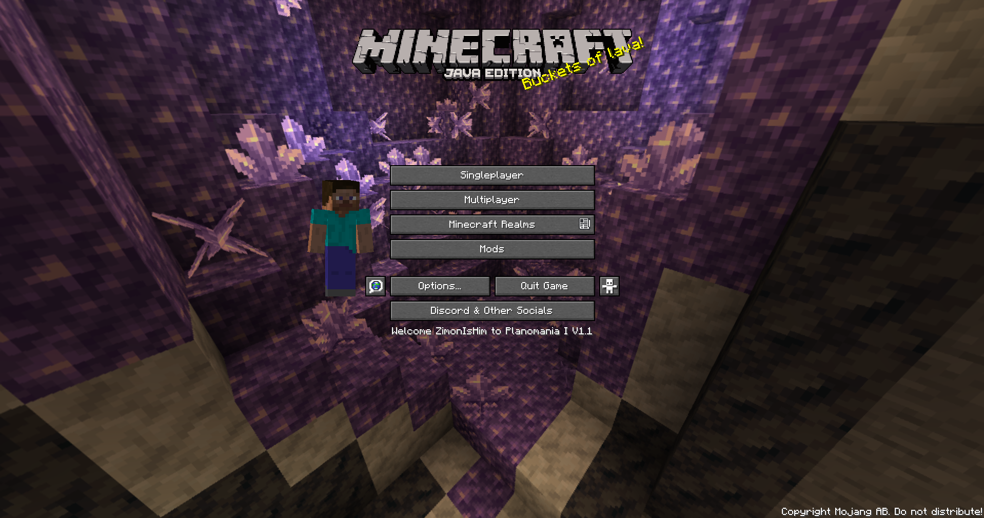 Main menu