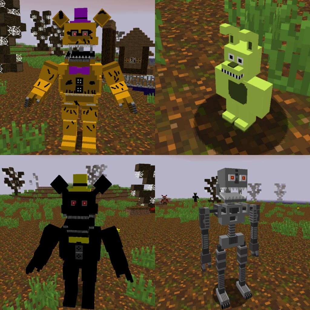 Fnaf 2 addon minecraft halloween edition