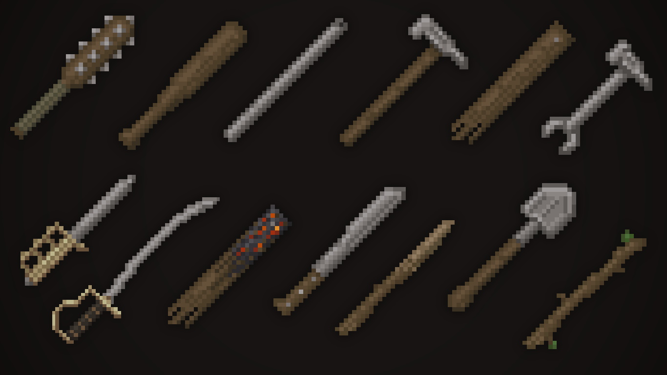 Melee weapons