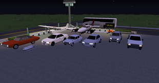 A list of cars from General's General Vehicle Pack