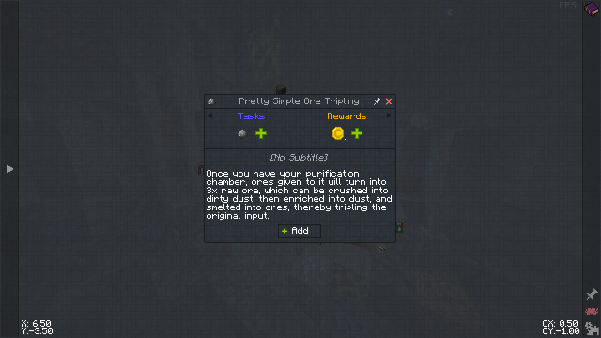 Detailed descriptions help the player understand each quest.