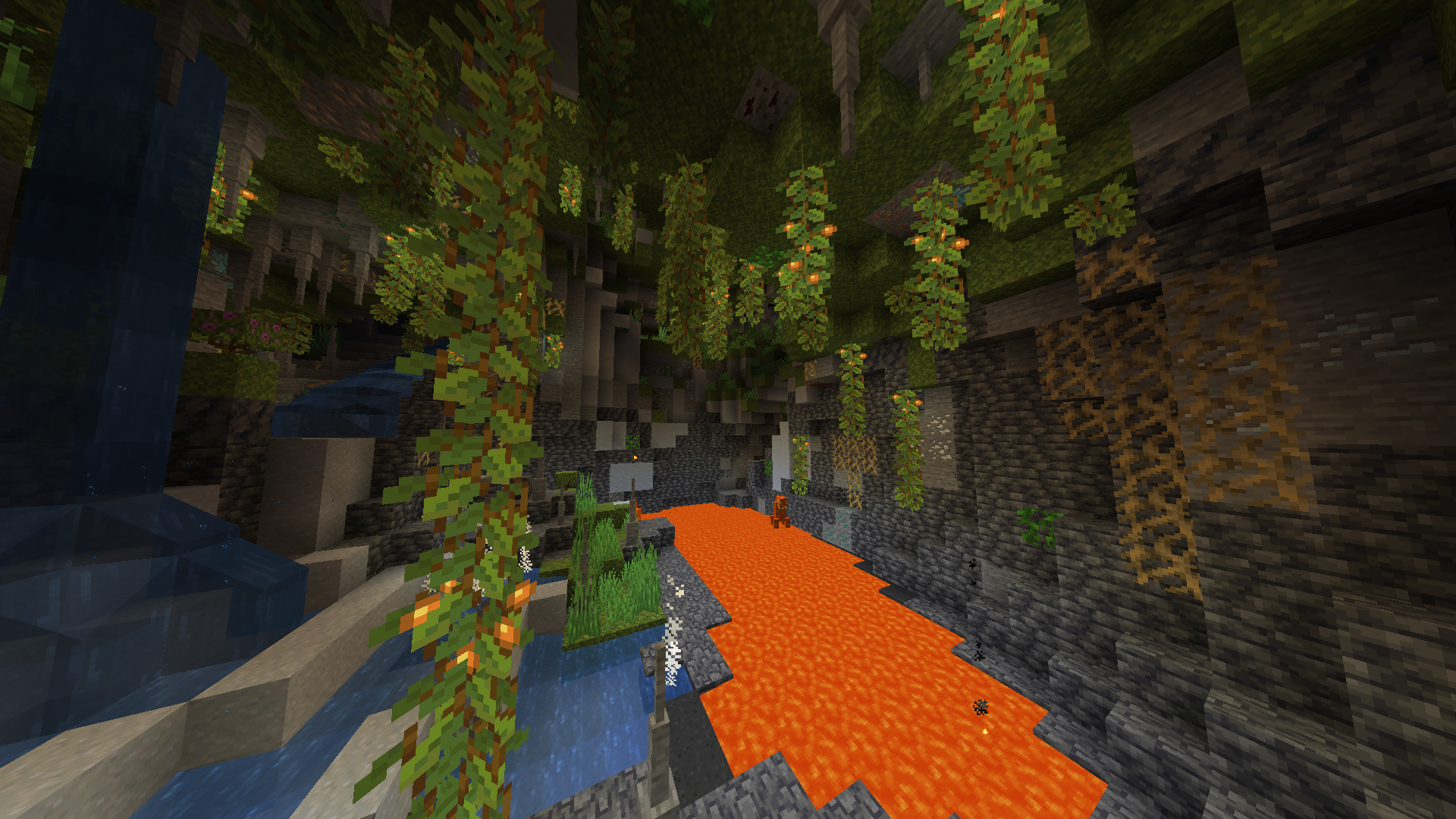 Features from 1.17 Caves & Cliffs!