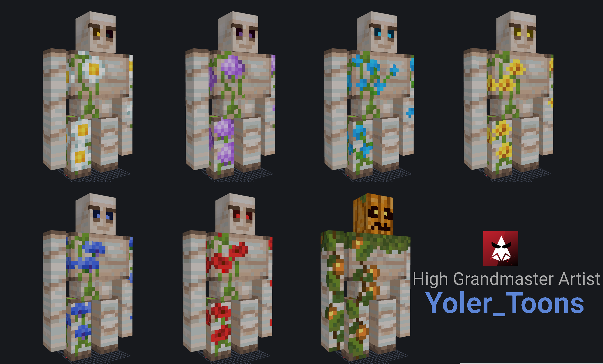 Flower Golems by Yoler_Toons