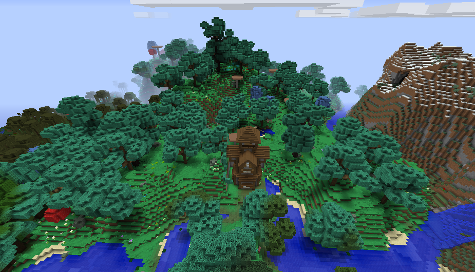 Ein neues Wald Biom