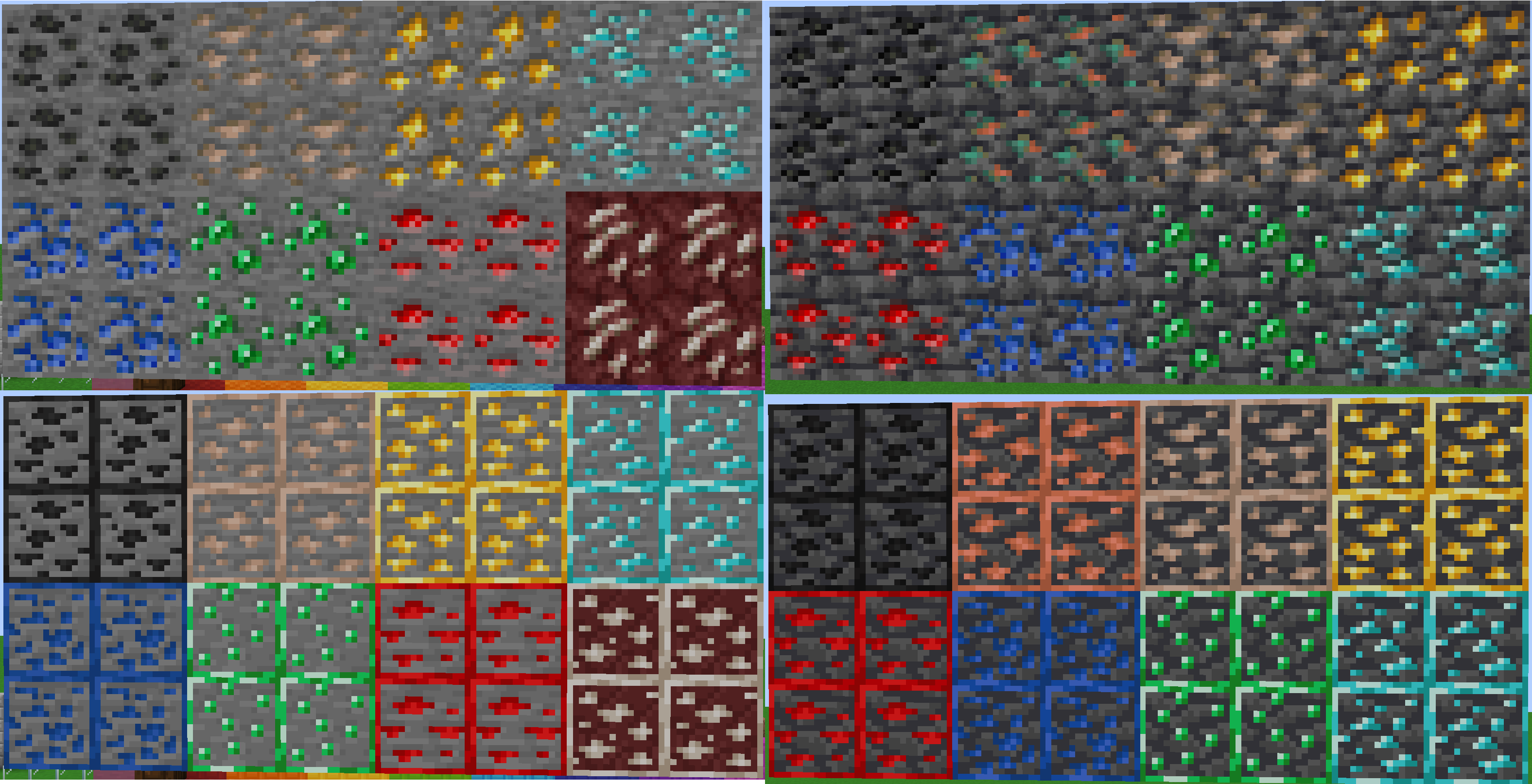 Ores (most of them anyways)