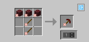 How to craft Netherack Tools
