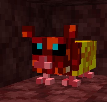 This is a nether rat. It is very hostile.