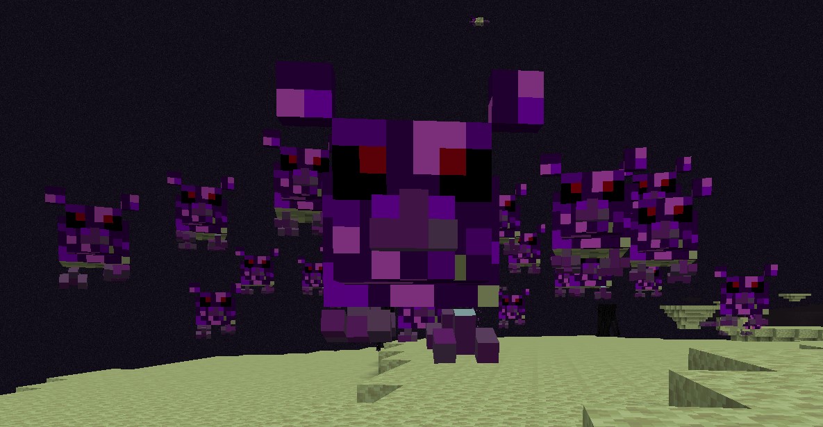 This is a swarm of flying killer end rats. I am aware of the leg glitch.