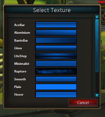 Menu Textures