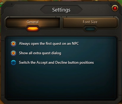 General Settings