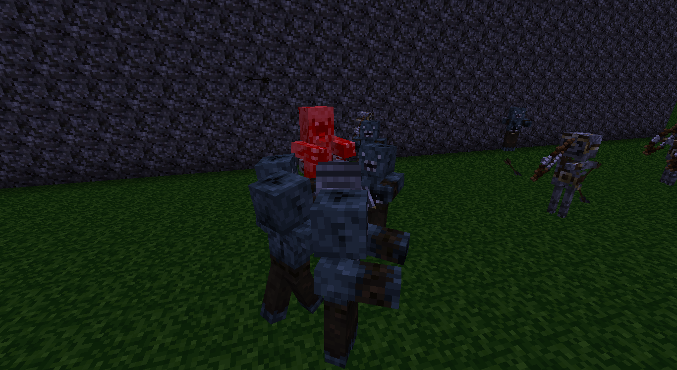 Even the mobs look scary