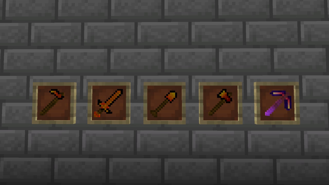 all tools made from the silly ingot