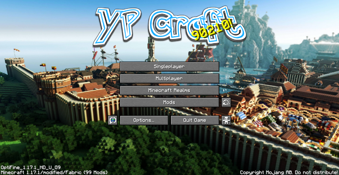 Ingame Main Screen