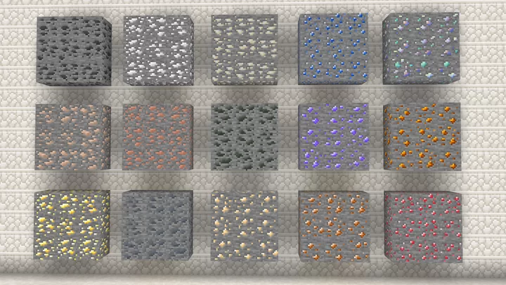 New Ore Textures