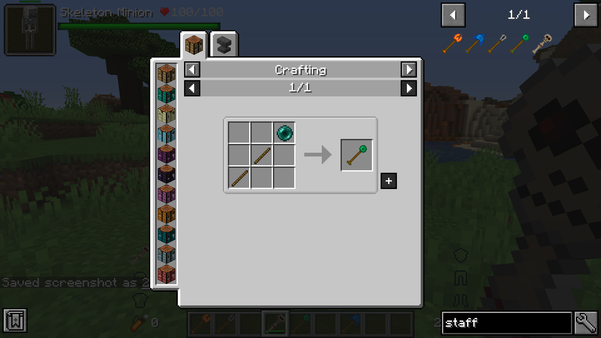 Ender Staff Recipe