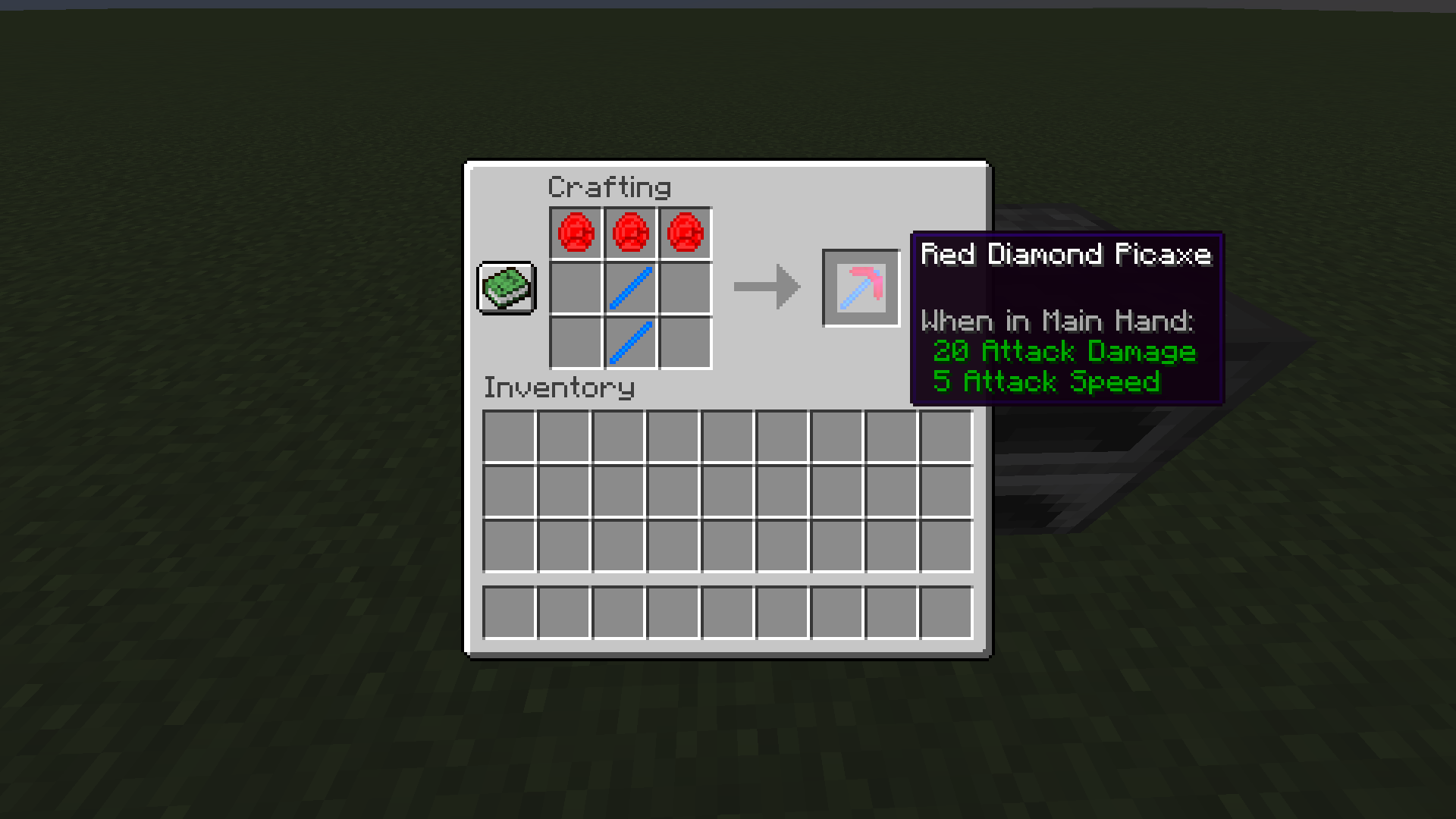 Red Diamond Pickaxe