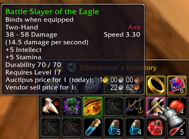 Item Tooltips