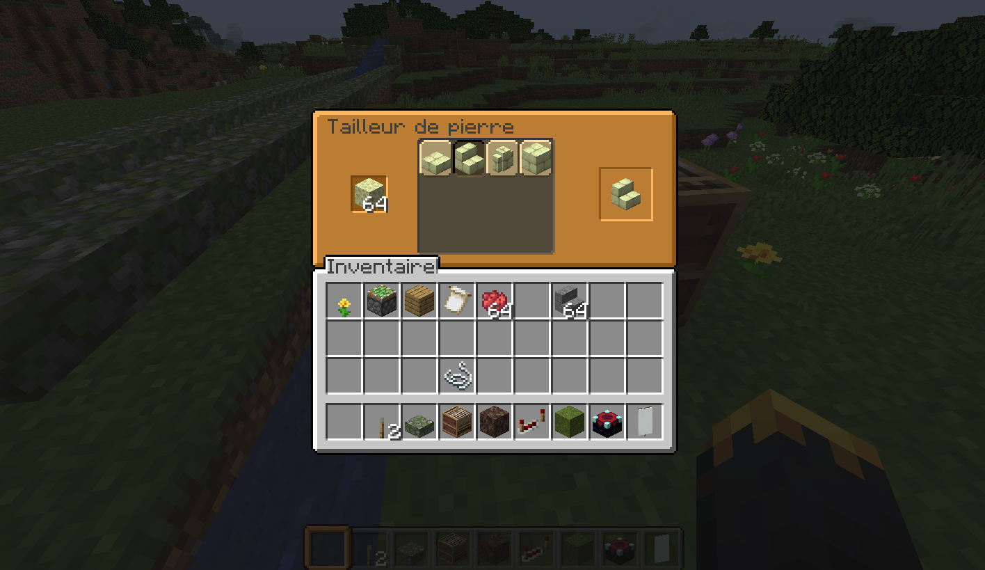 new stonecutter interface!