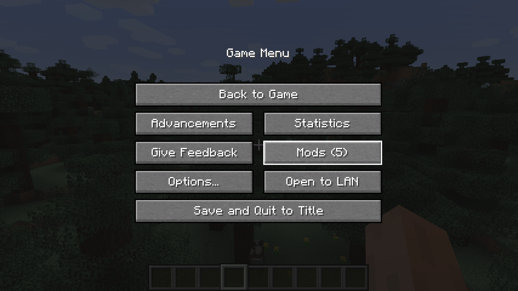 Game Menu Mod Option Mod (1.20.2, 1.19.4) - Modding Menu 