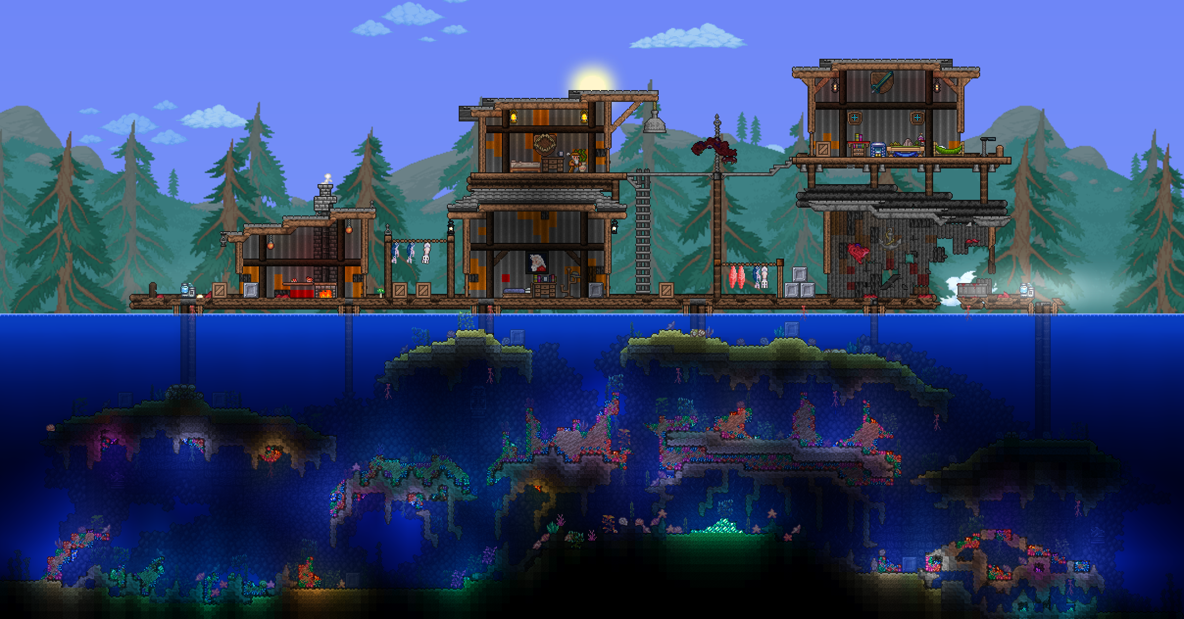 sea ​​village