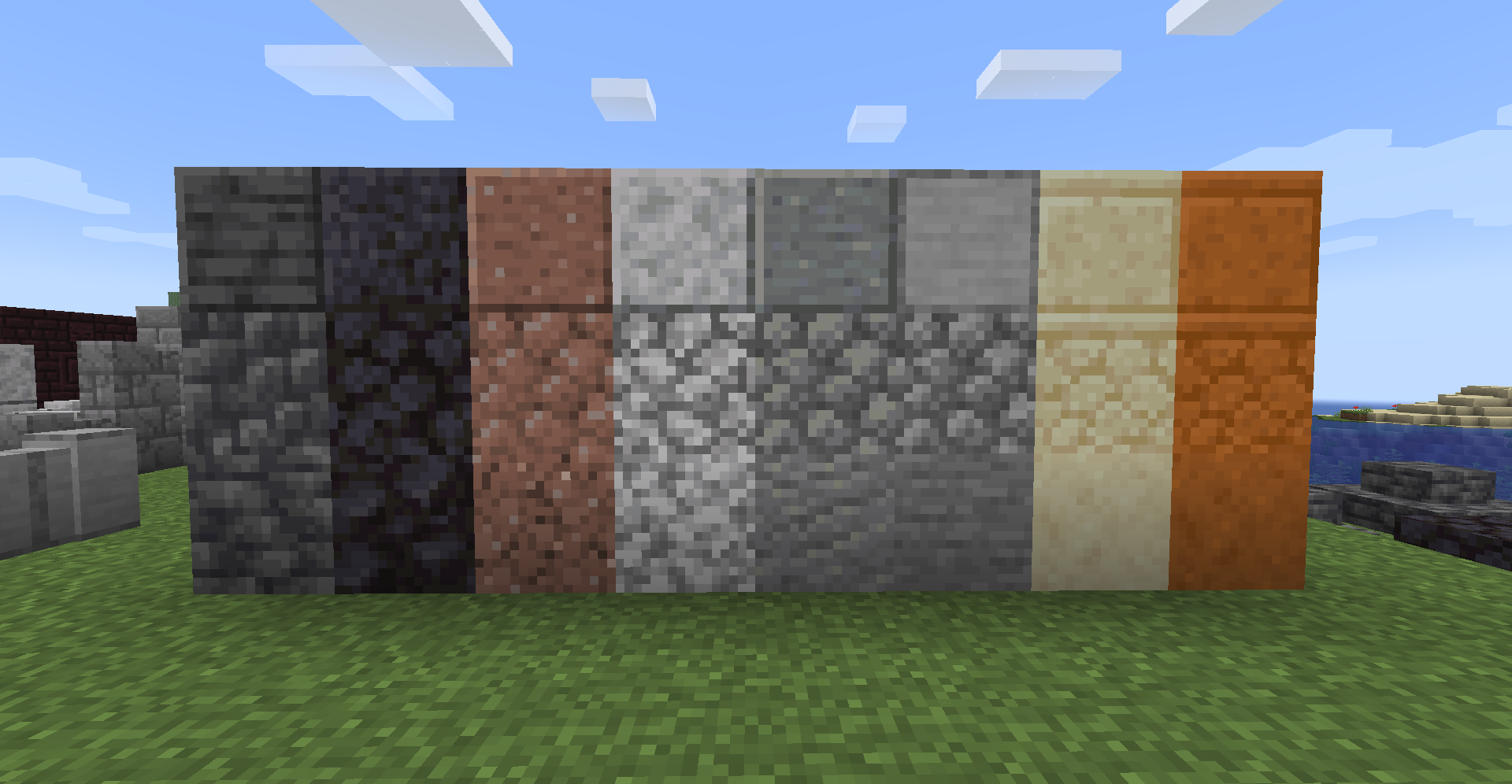 Generic, Cobbled, and Polished Comparison