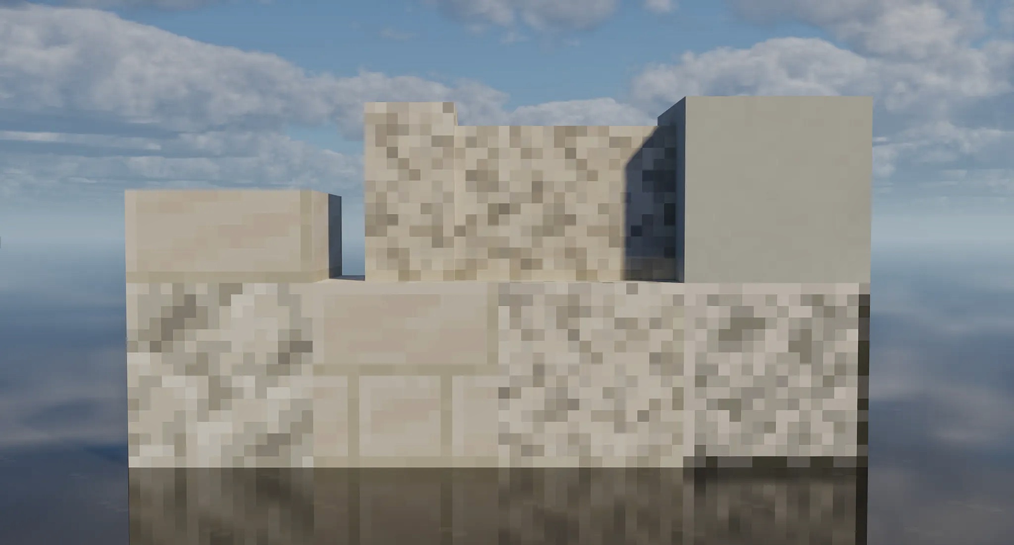 Diorite In between White Vanilla textures