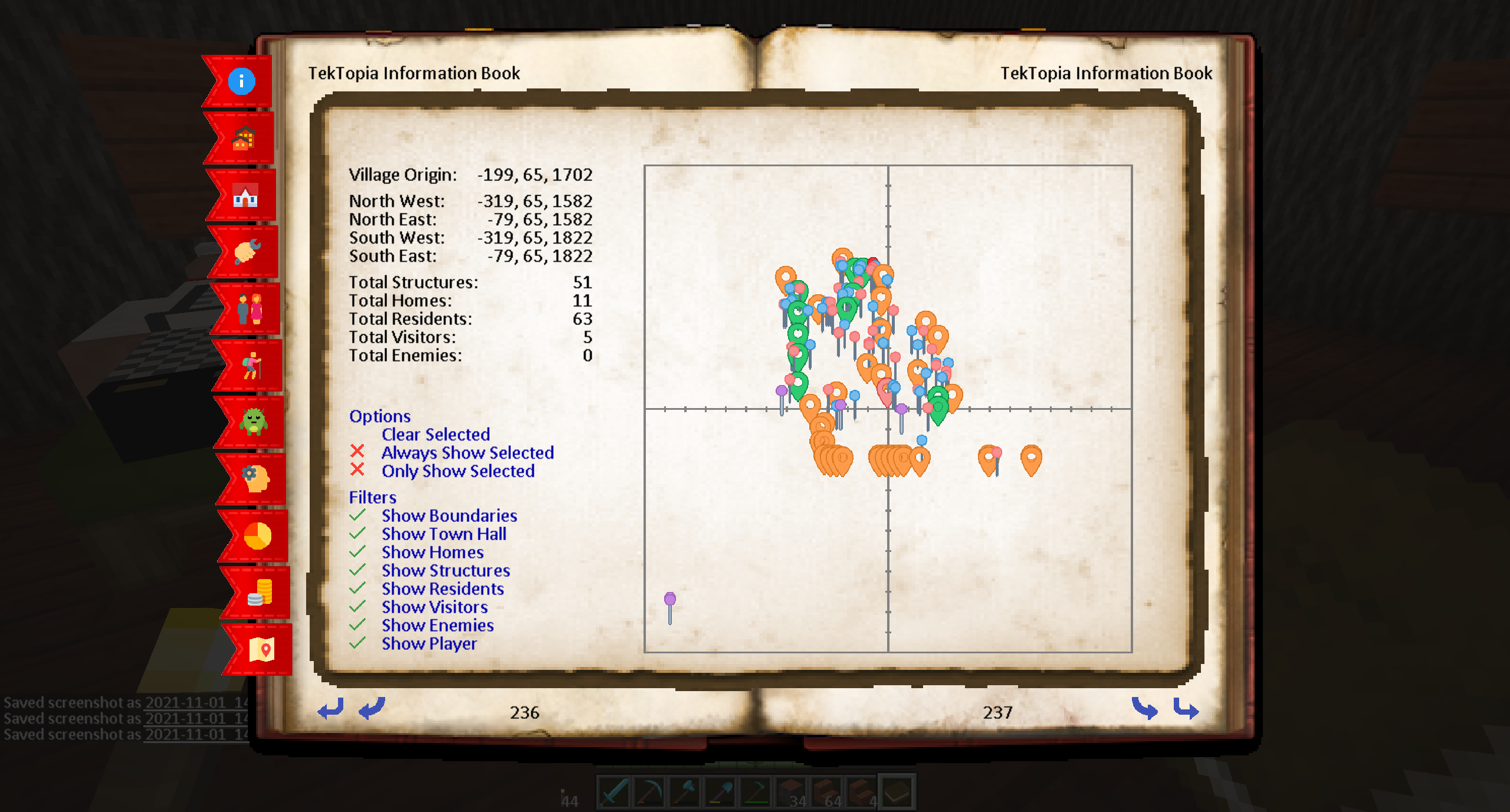 Information Book - Map (All Quadrants)