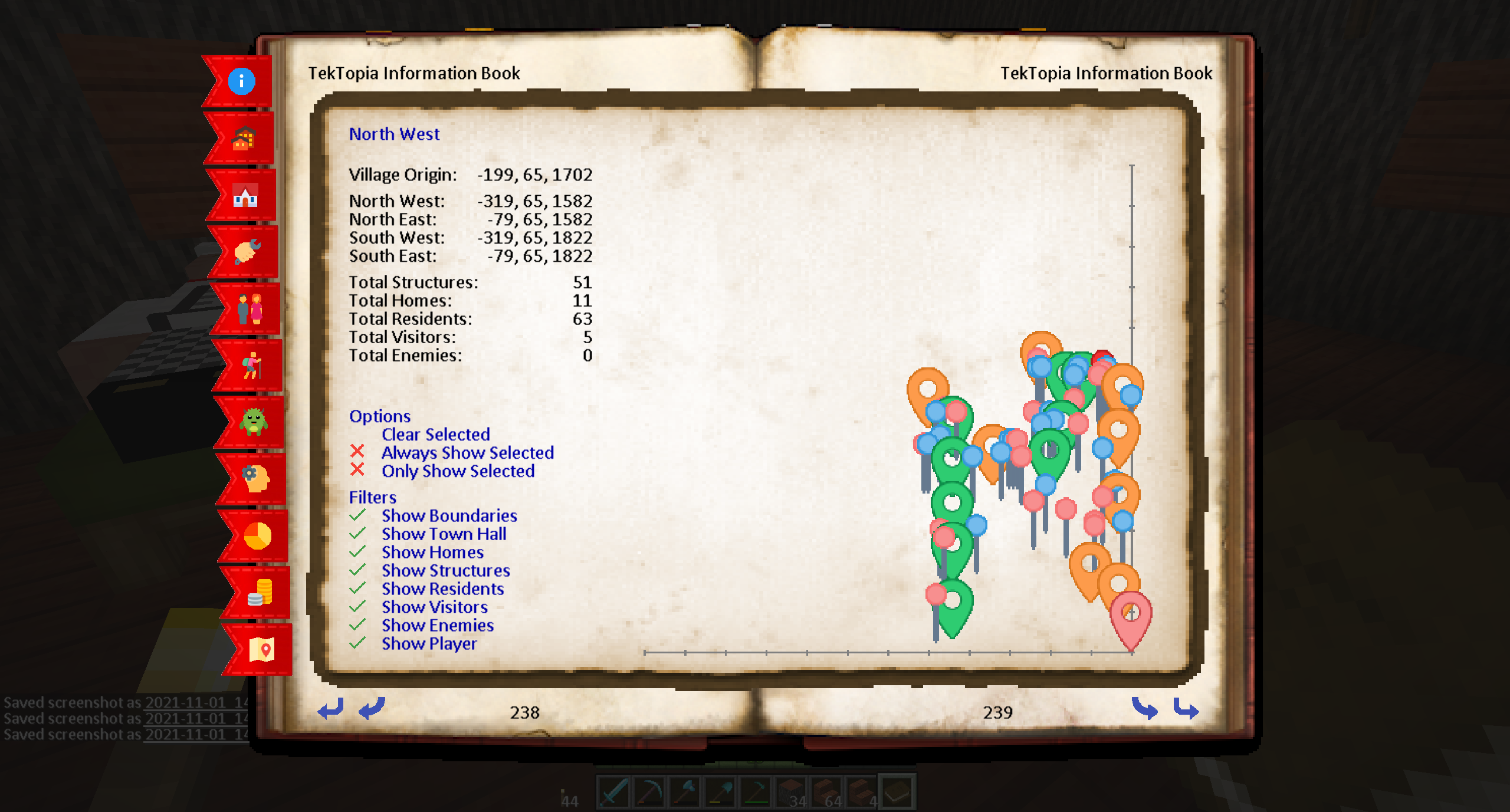 Information Book - Map (NW Quadrant)