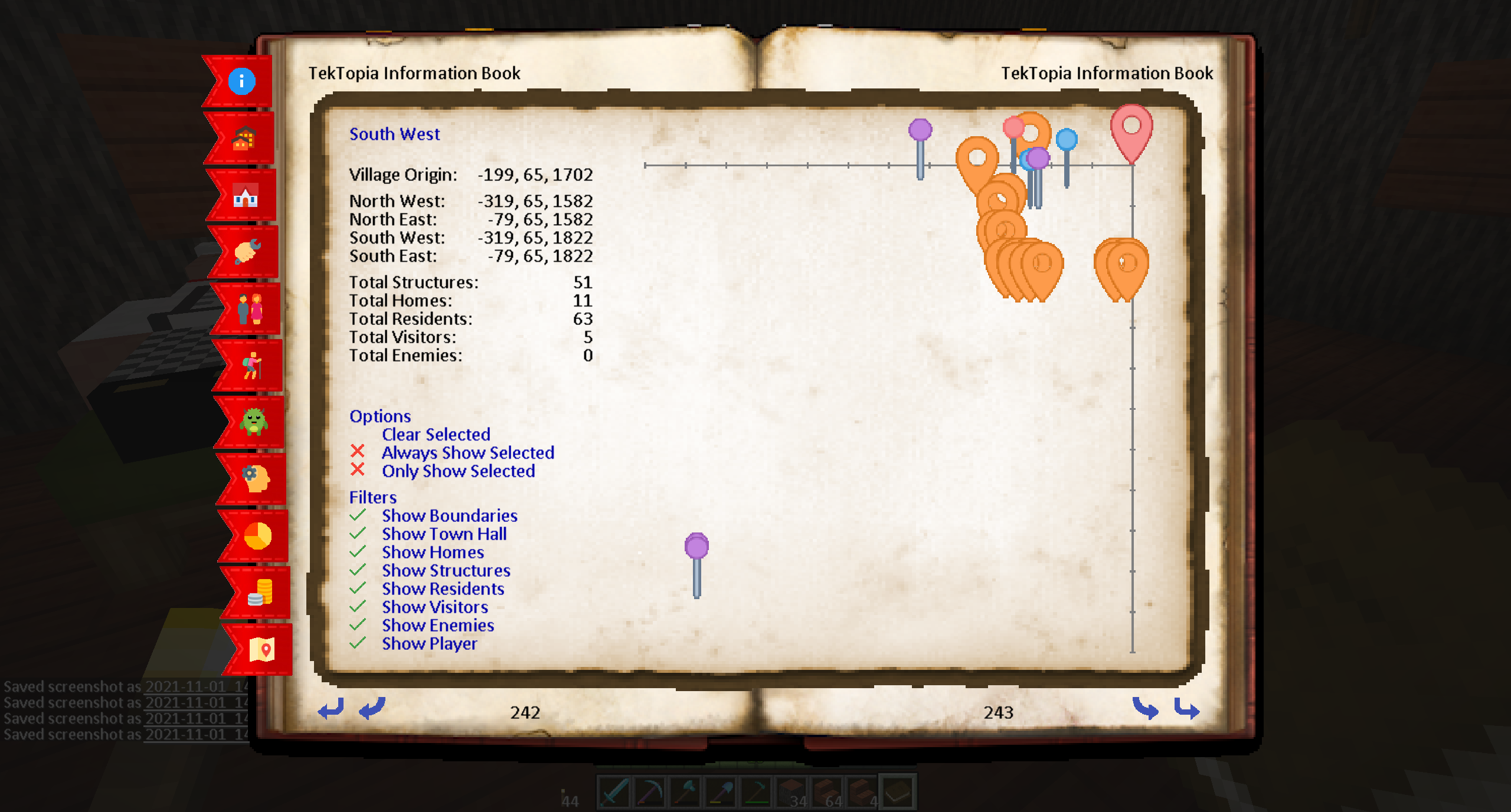 Information Book - Map (SW Quadrant)