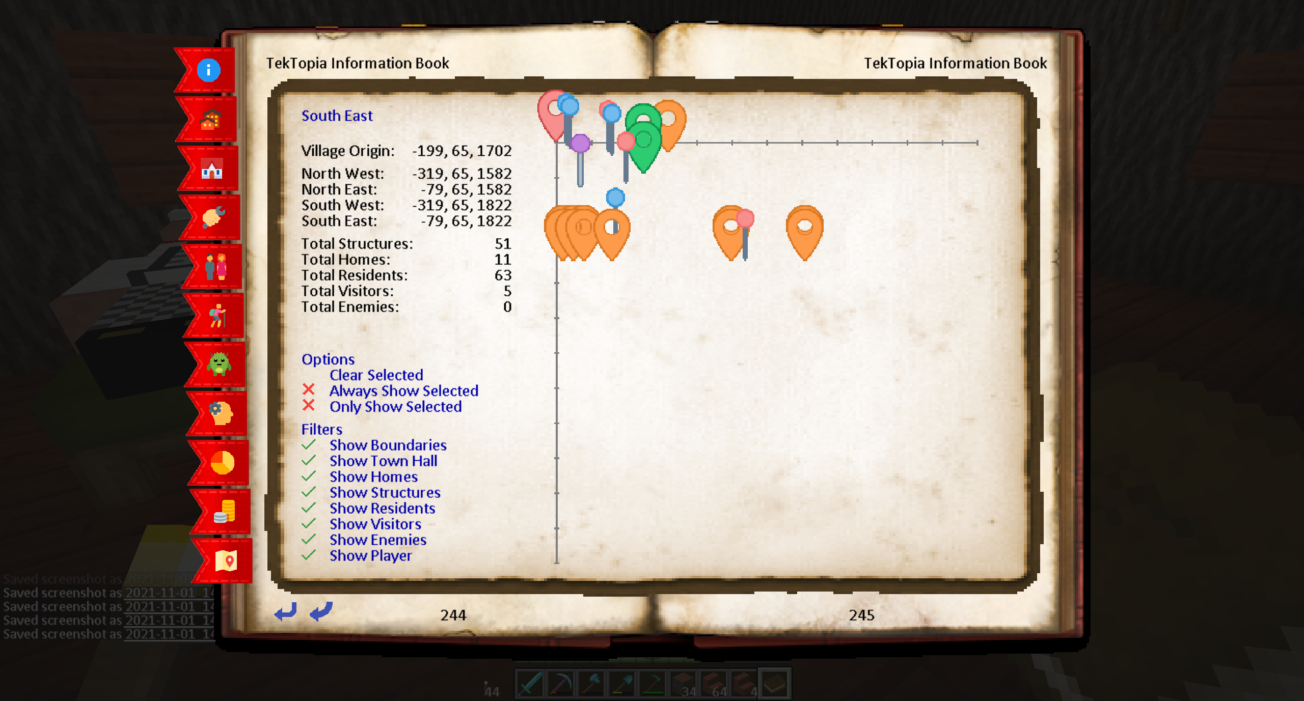 Information Book - Map (SE Quadrant)