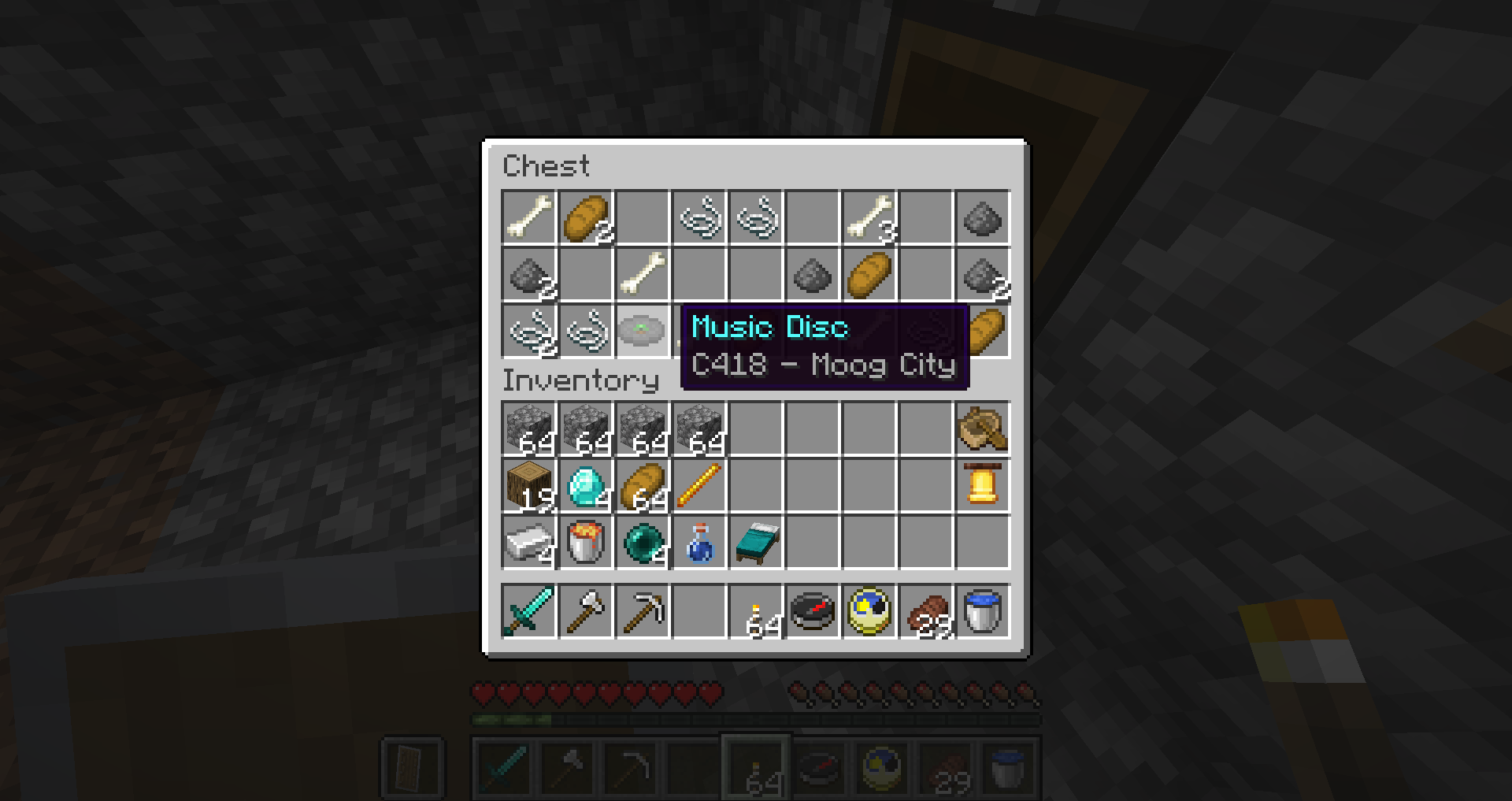 clearly found it legit and didn't spawn one in a chest that i placed 2 minutes ago.
wow