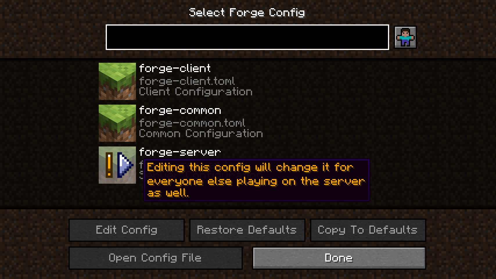 Player API Mod  Minecraft, Minecraft forge, Carpeta