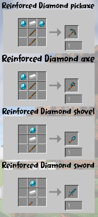 Reinforced Diamond Tools